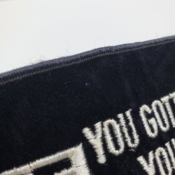 Beastie Boys Vintage Patch 90s Felt Fight Right Party Iron On 10.25x4" NOS - Picture 11 of 11